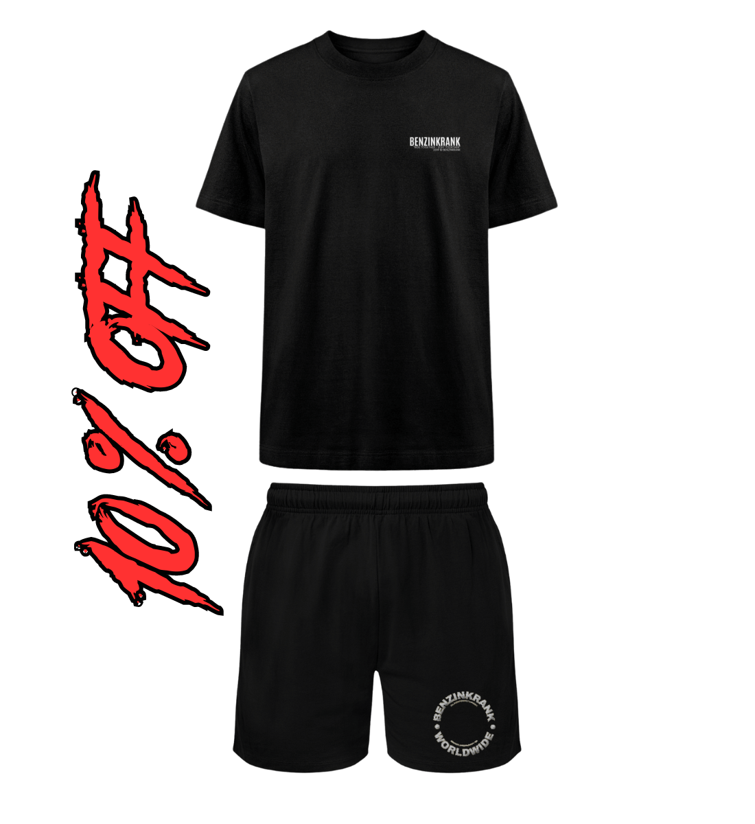 Benzinkrank Sommer-Bundle - Herren Premium (Schwarz)